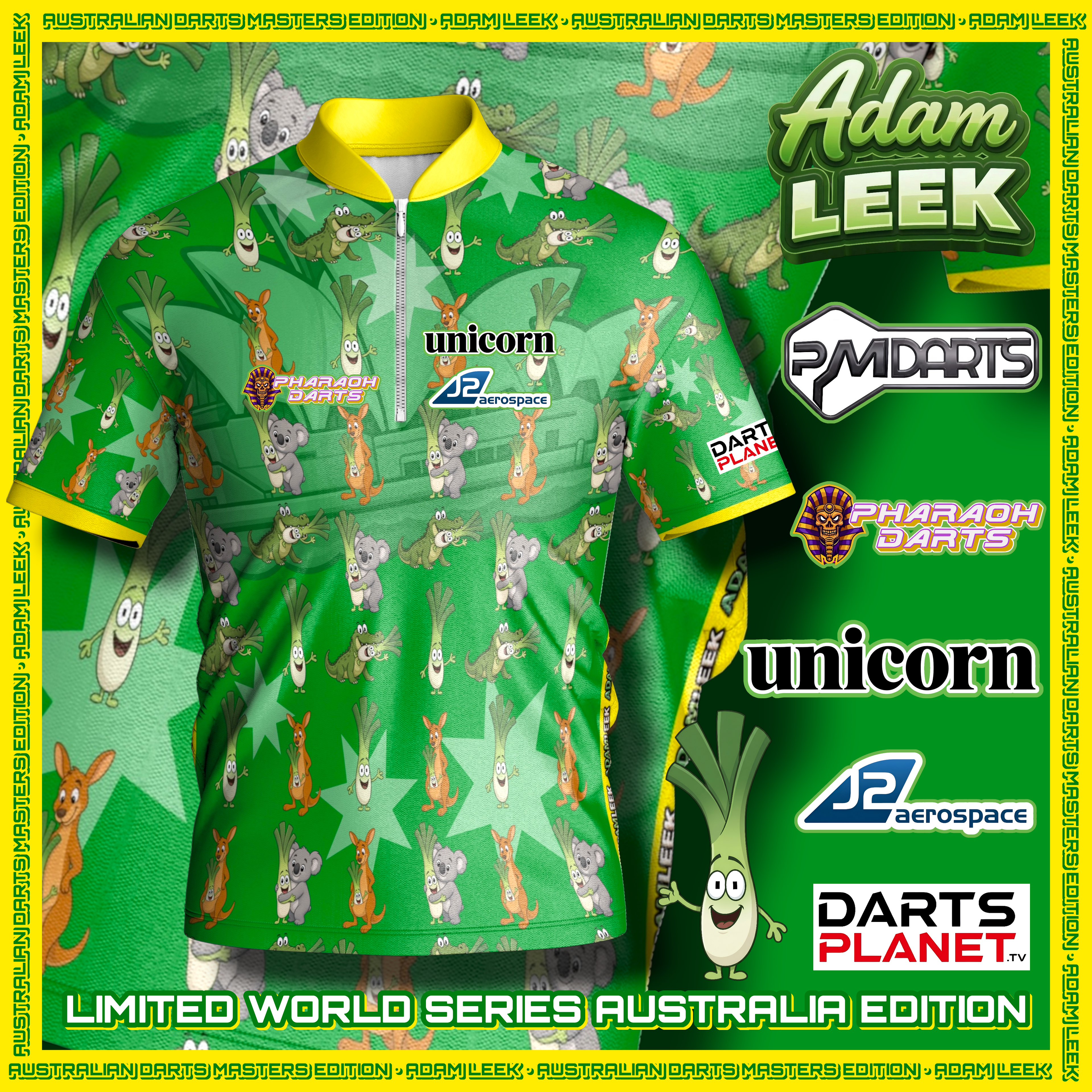 Adam Leek Australian World Series Shirt Limited Run