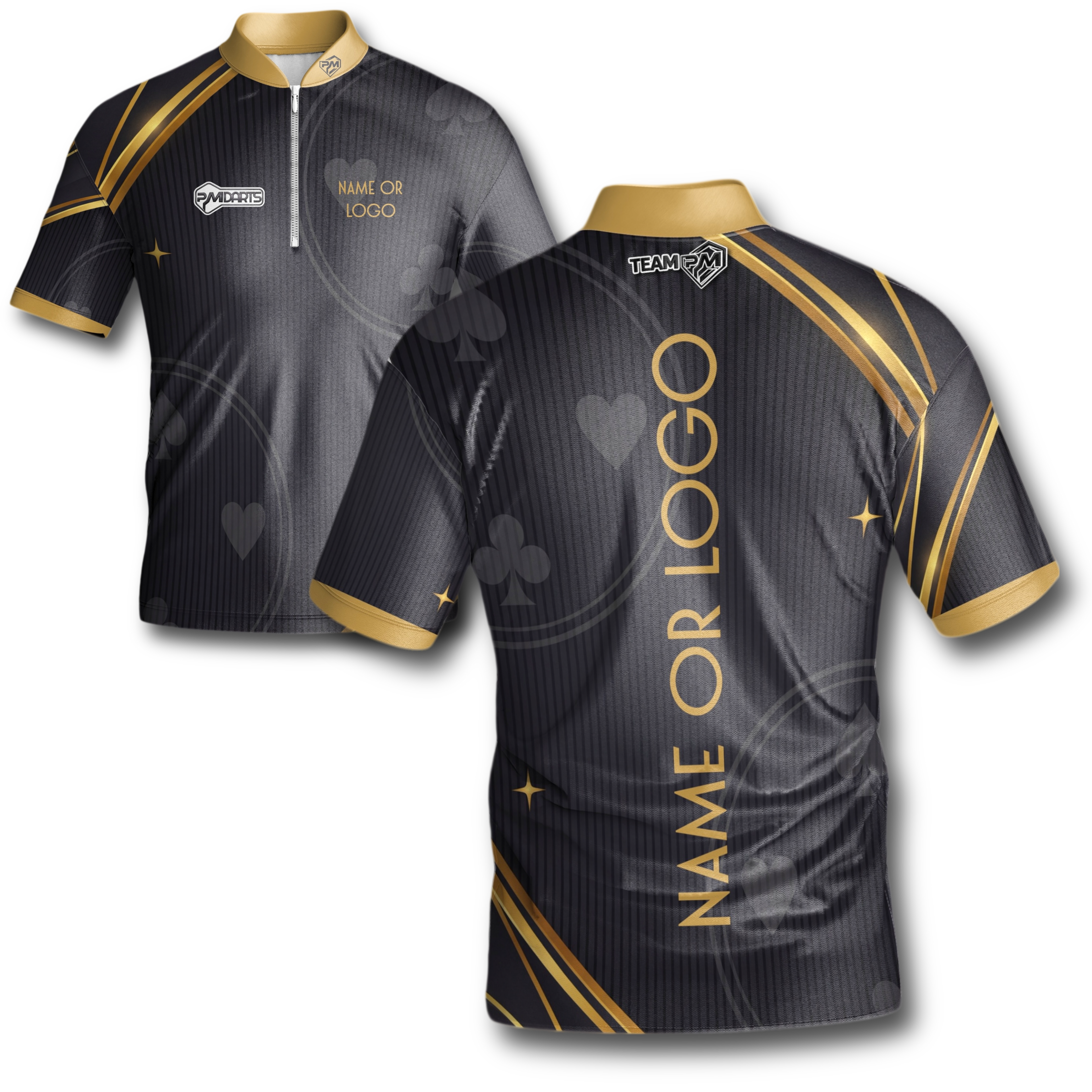 CASINO THROW CUSTOMISABLE DART SHIRT RANGE
