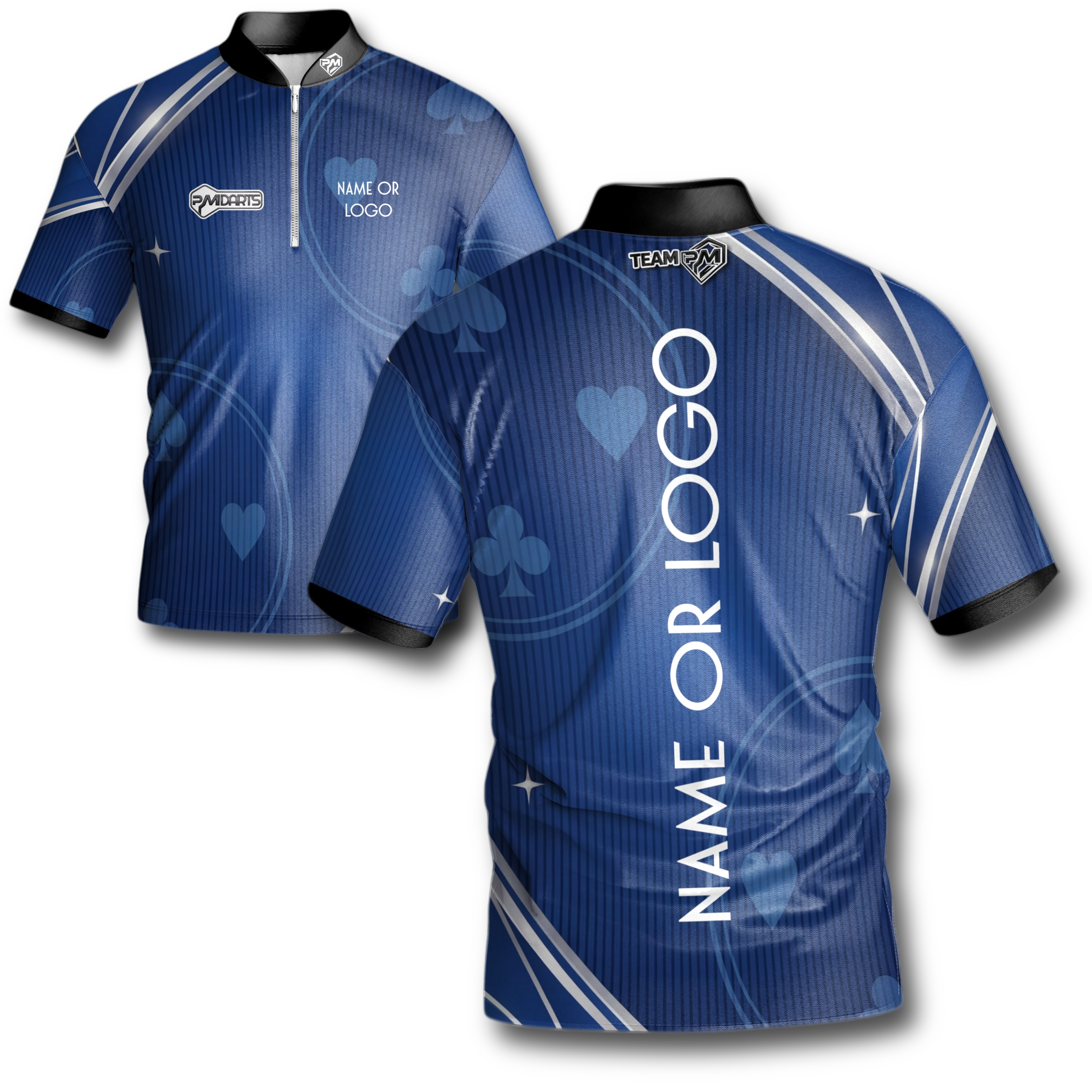 CASINO THROW CUSTOMISABLE DART SHIRT RANGE