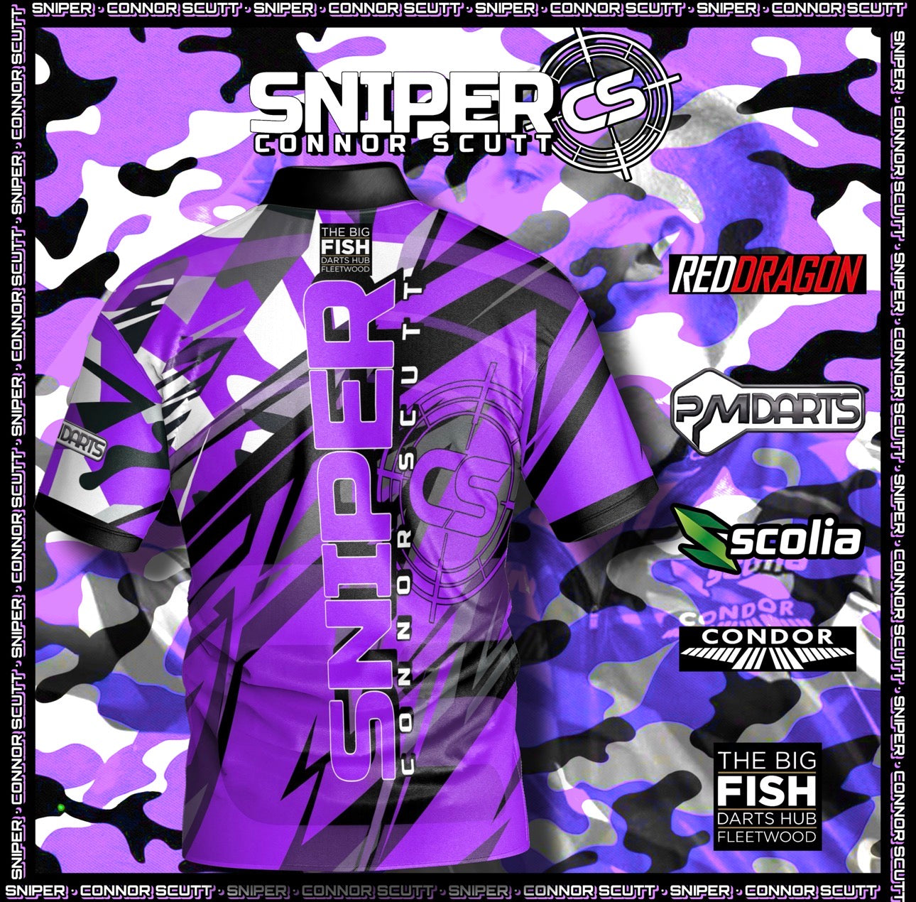 SNIPER CONNOR SCUTT OFFICIAL PLAYER SHIRT