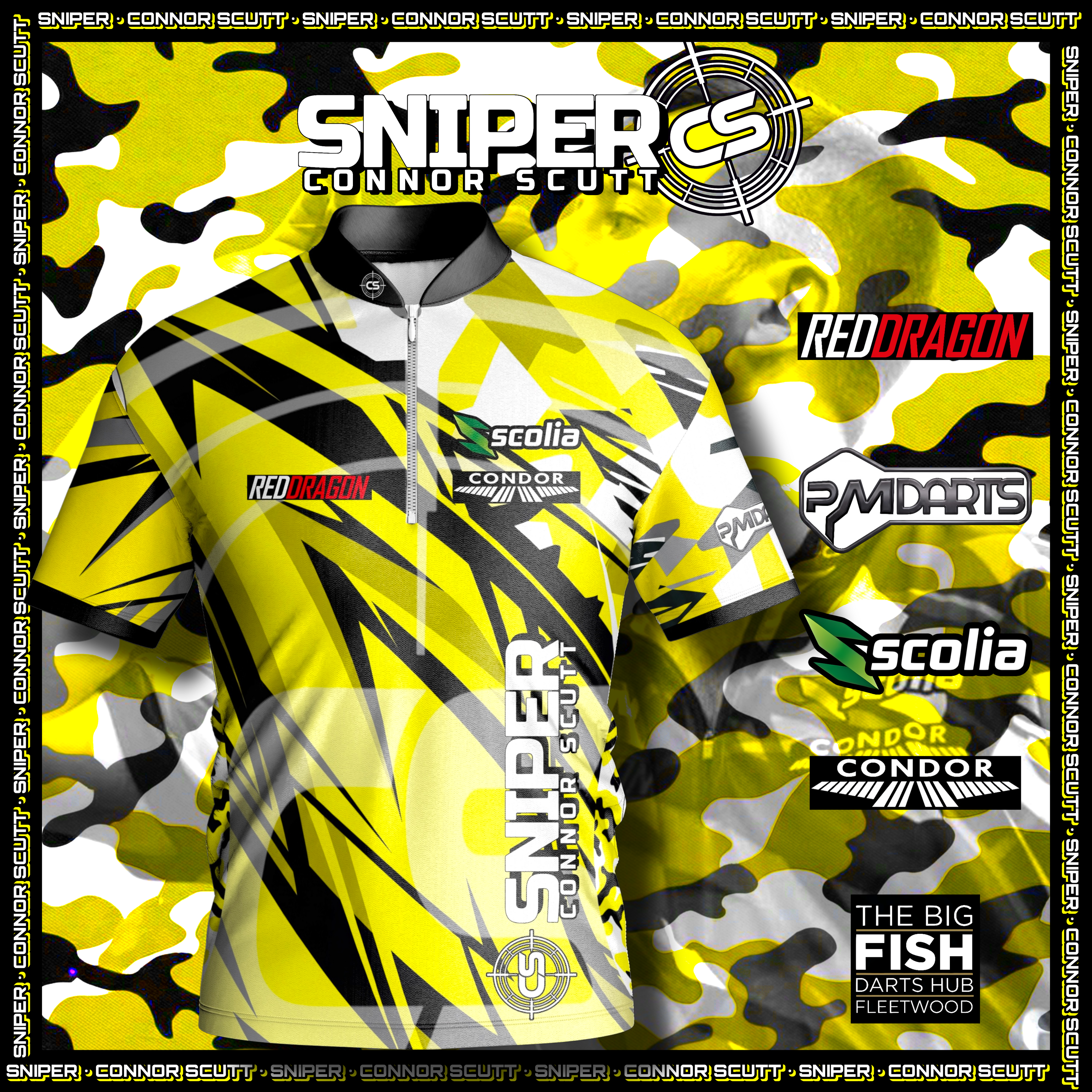 SNIPER CONNOR SCUTT OFFICIAL PLAYER SHIRT