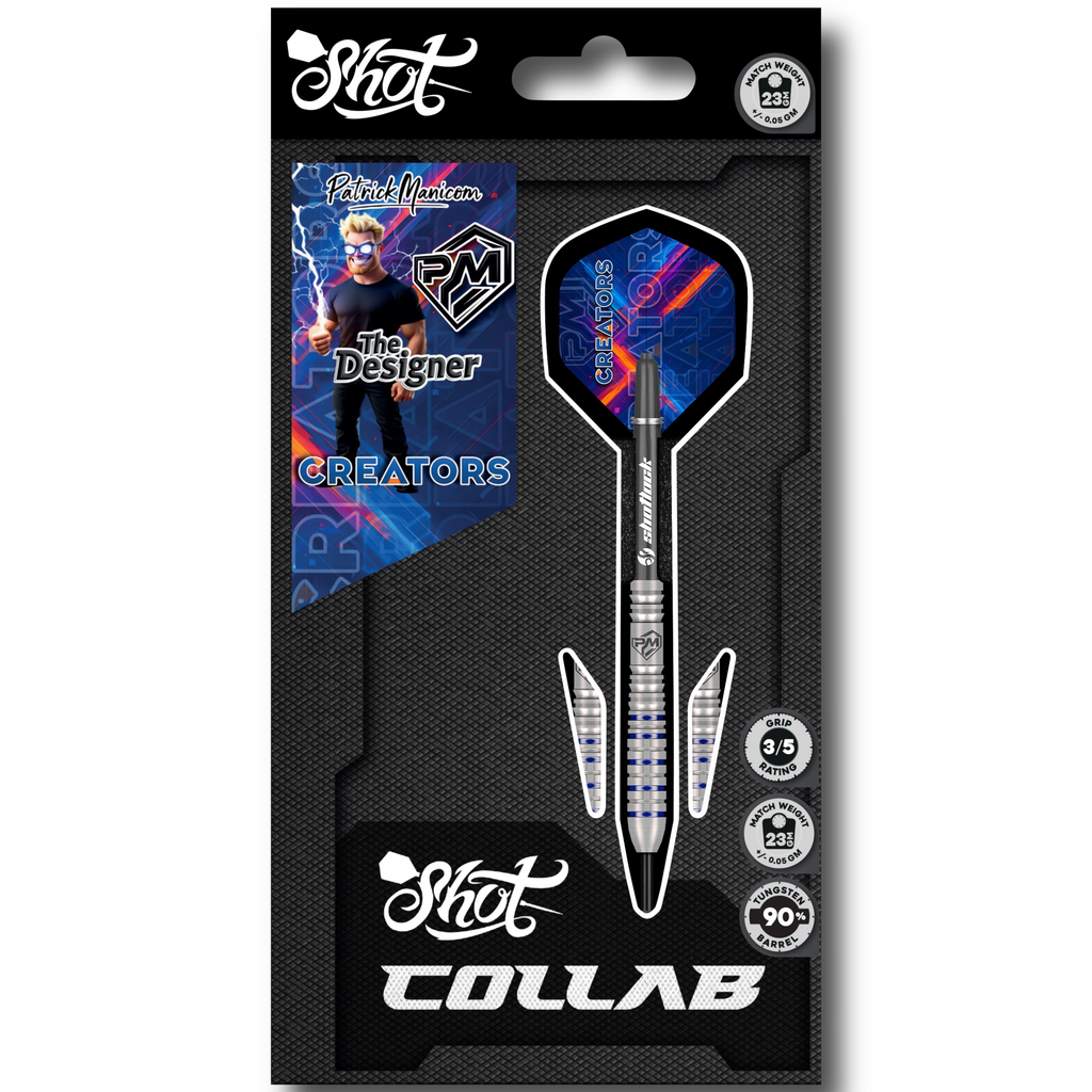 THE DESIGNER CREATORS SHOT & PM DARTS COLLAB