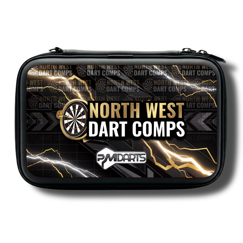 NORTH WEST DART COMPS PRO DART SHIRT £5 GOES TO ANDYS MAN CLUB MENTAL HEALTH CHARITY (CASE ALSO AVAILABLE)