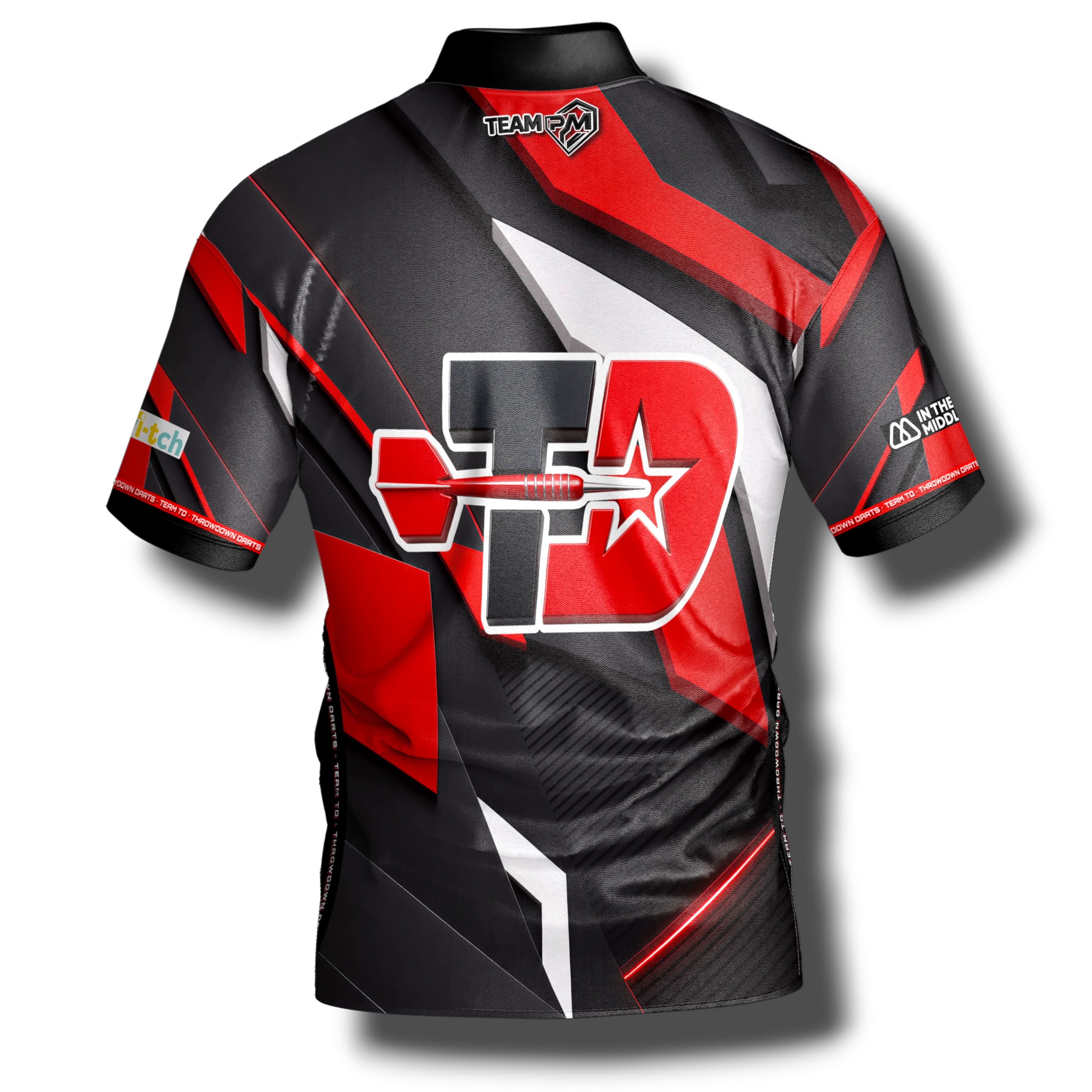 THROWDOWN OFFICIAL EVENT PRO DART SHIRT & 6 DARTS DART CASE