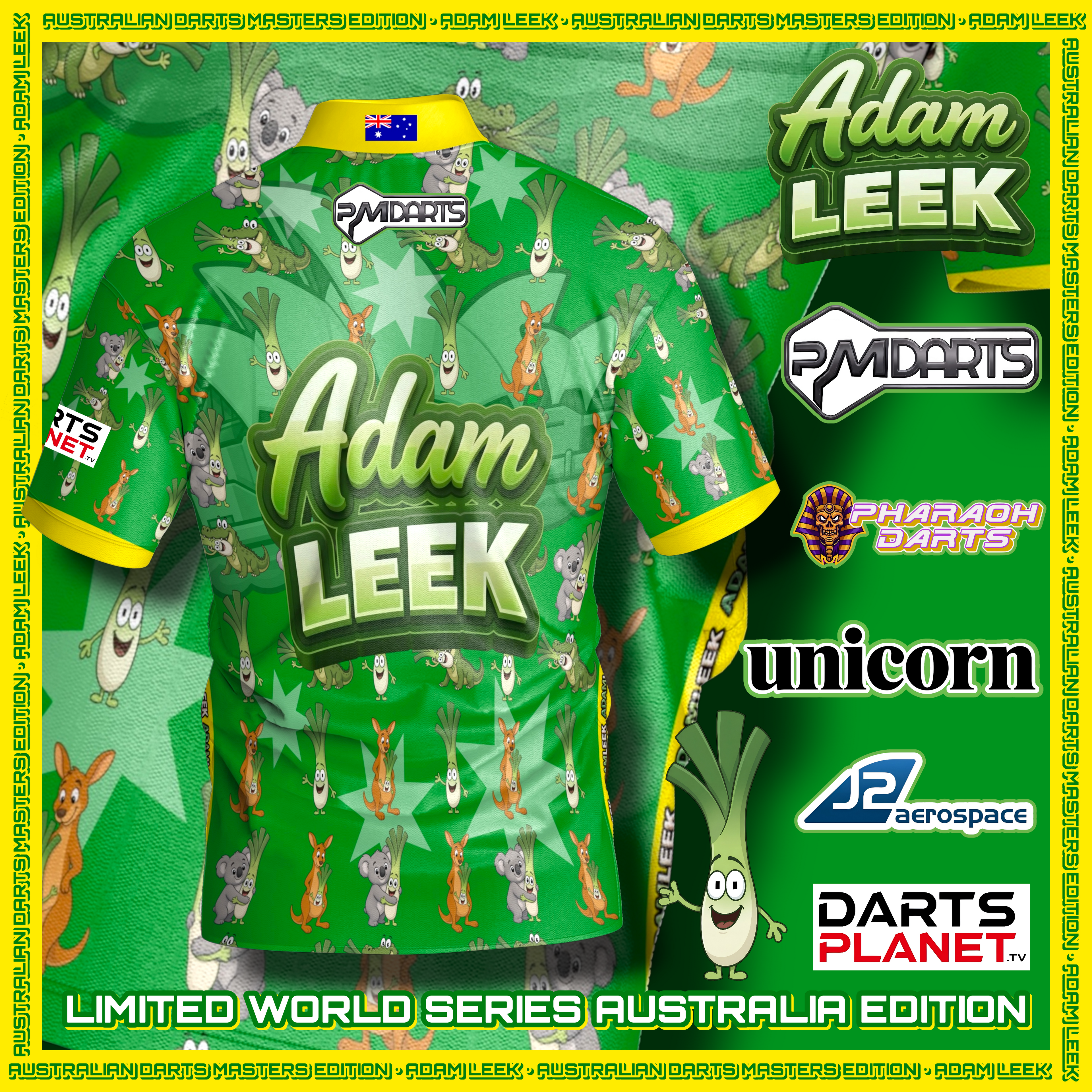 Adam Leek Australian World Series Shirt Limited Run