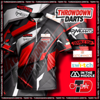 THROWDOWN OFFICIAL EVENT PRO DART SHIRT & 6 DARTS DART CASE