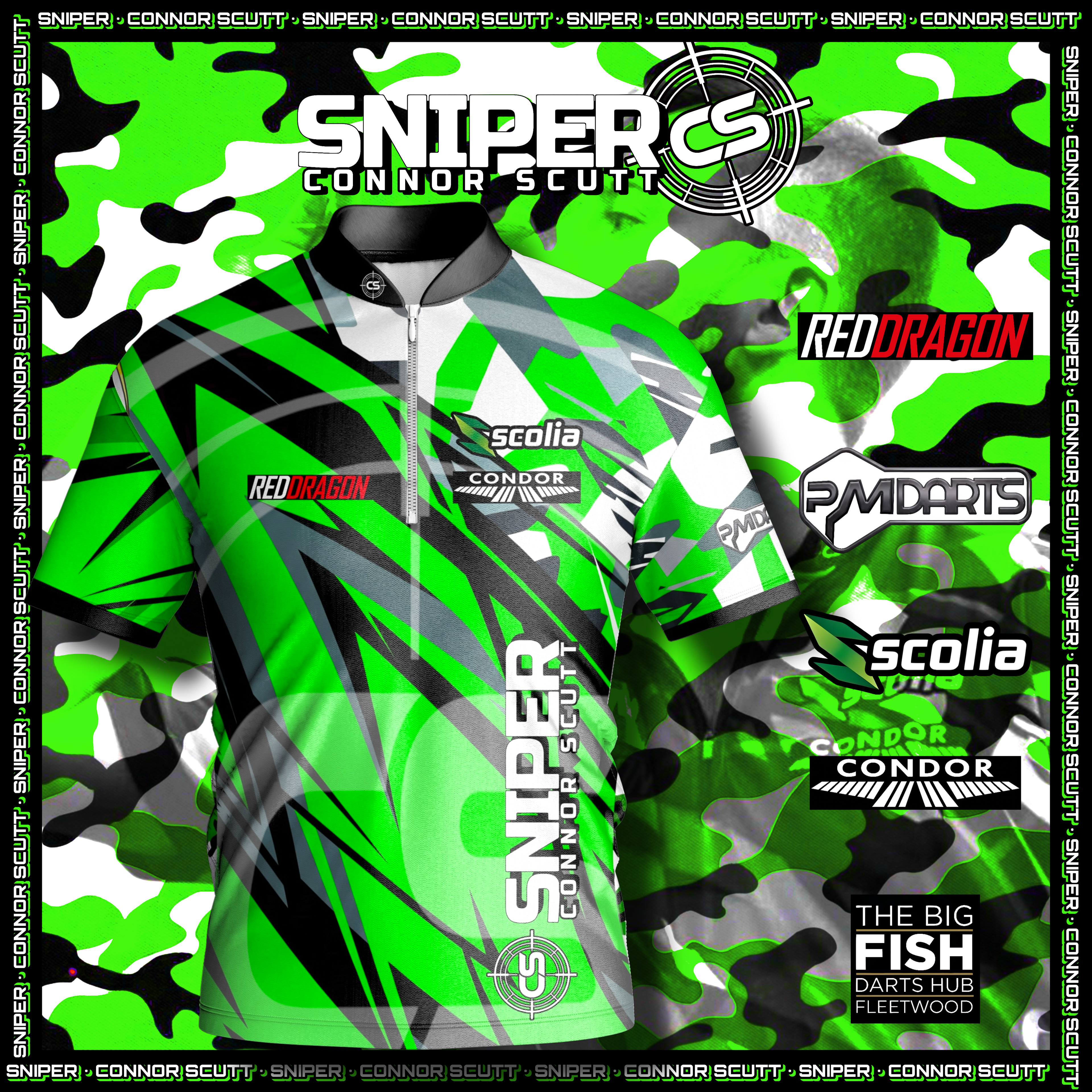 SNIPER CONNOR SCUTT OFFICIAL PLAYER SHIRT