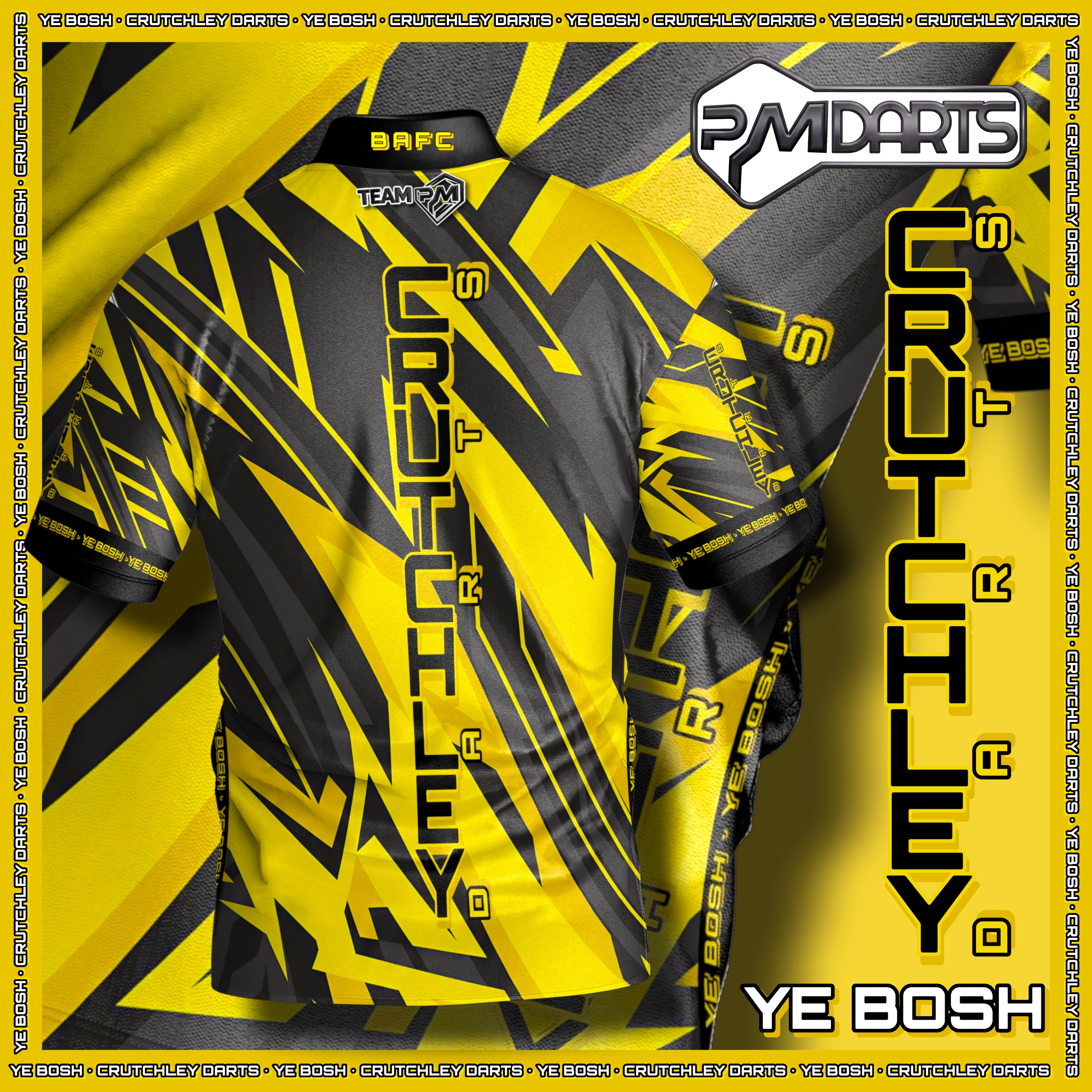 YE BOSH CRUTCHLEY DARTS DART SHIRT