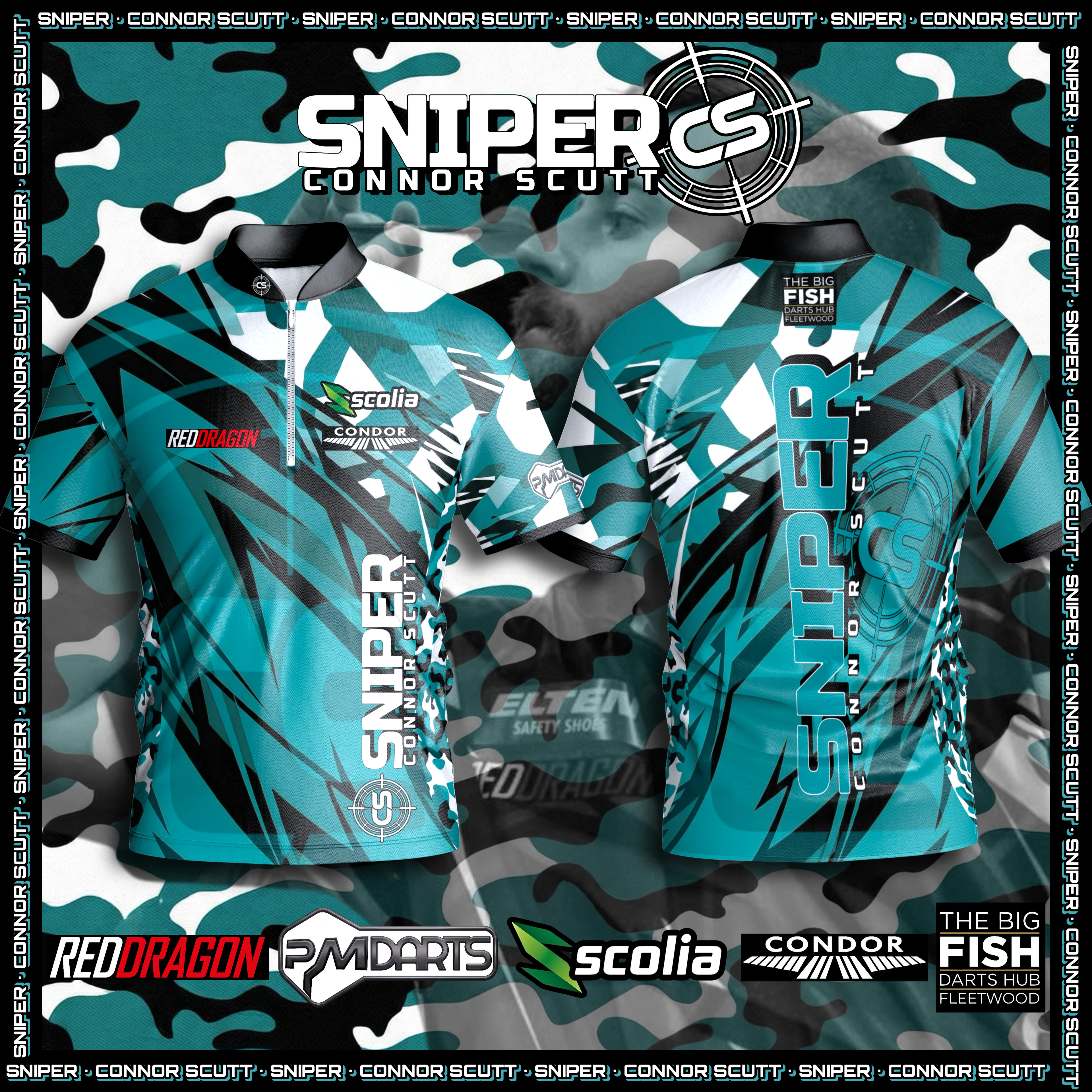 SNIPER CONNOR SCUTT OFFICIAL PLAYER SHIRT