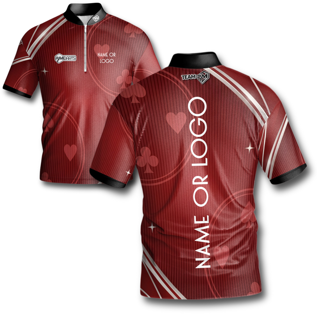 CASINO THROW CUSTOMISABLE DART SHIRT RANGE
