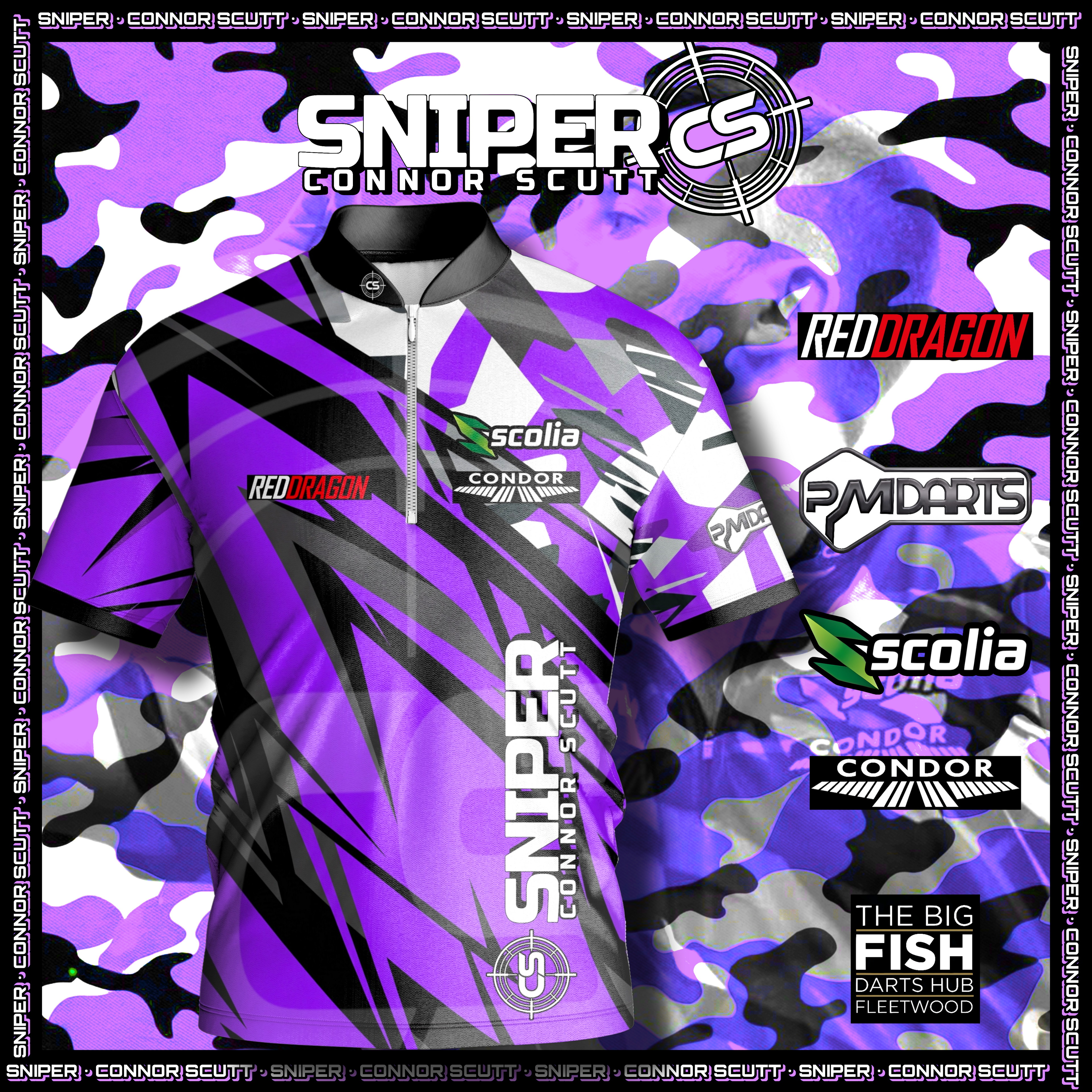 SNIPER CONNOR SCUTT OFFICIAL PLAYER SHIRT