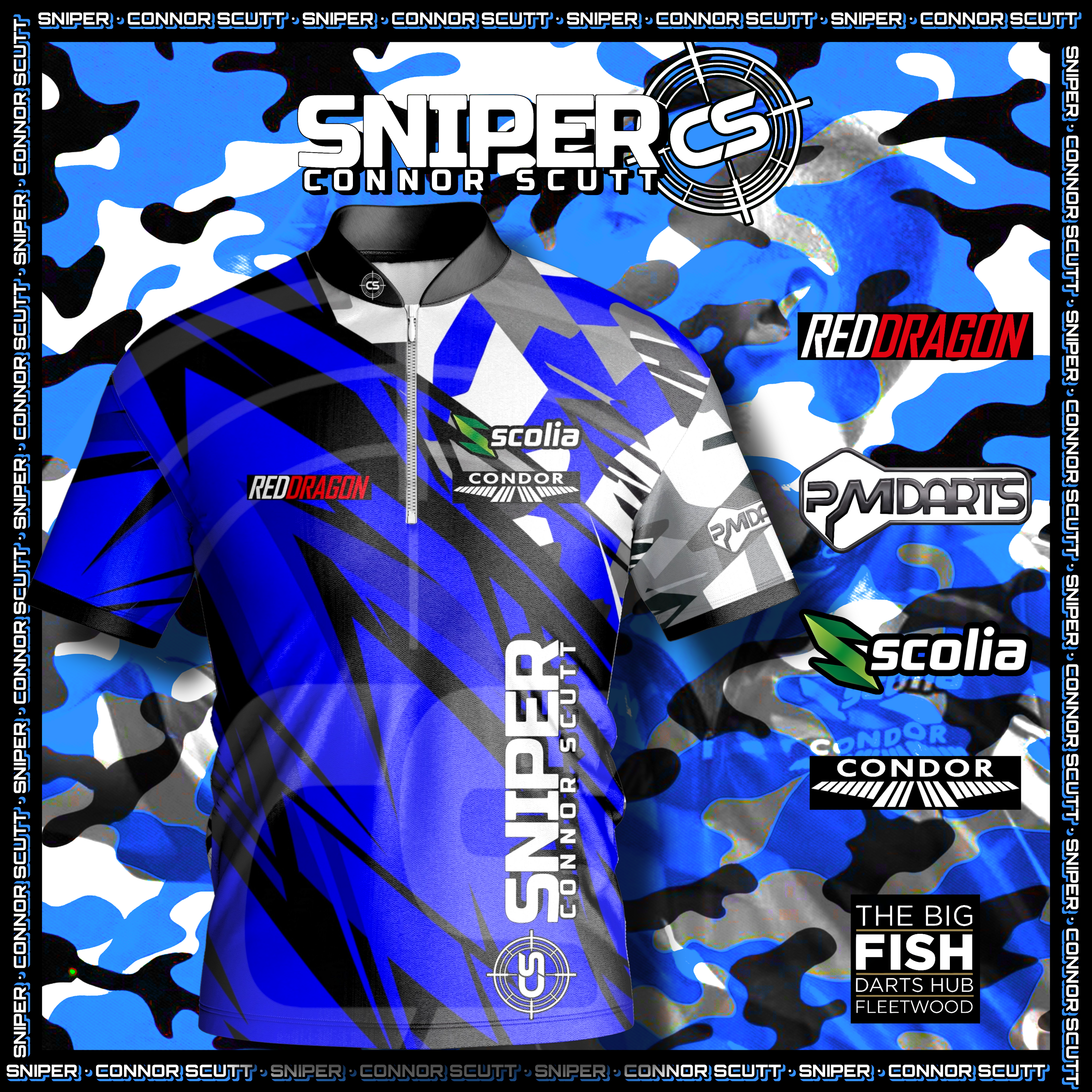 SNIPER CONNOR SCUTT OFFICIAL PLAYER SHIRT