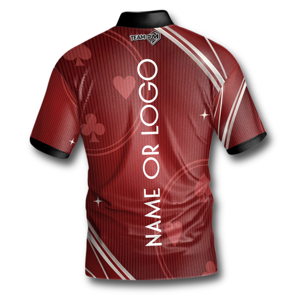 CASINO THROW CUSTOMISABLE DART SHIRT RANGE