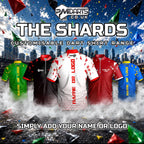THE SHARDS CUSTOMISABLE DART SHIRT RANGE