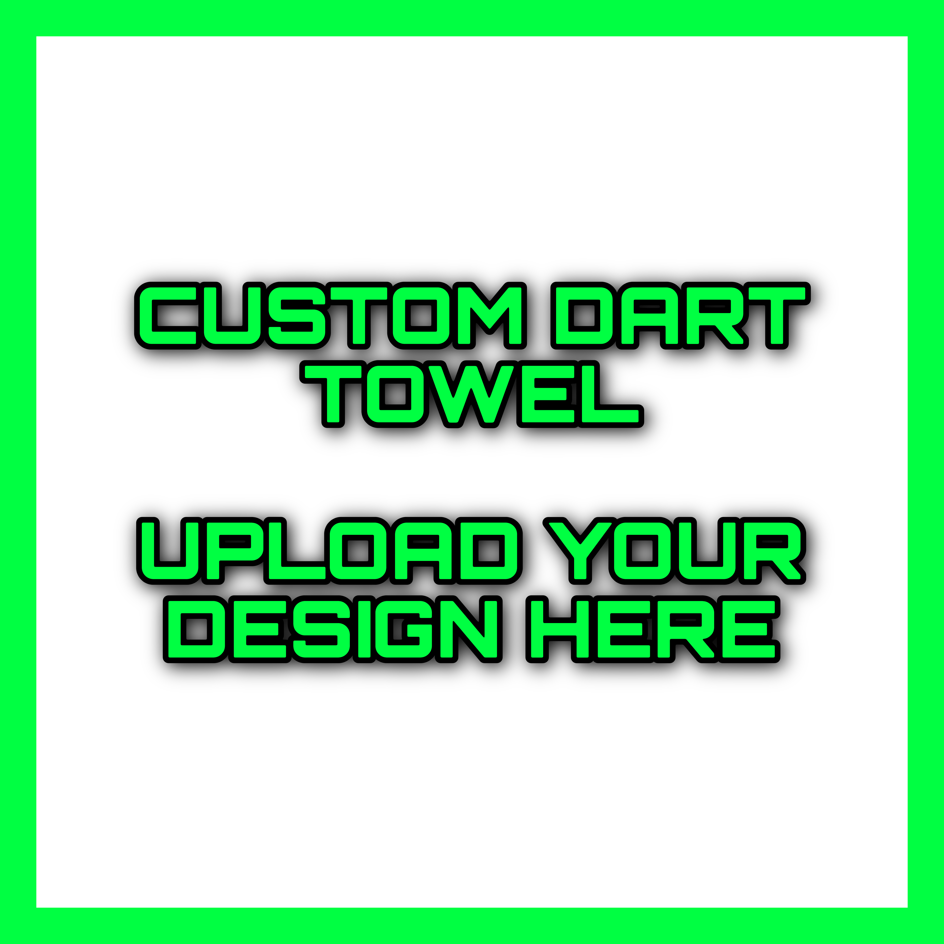 CUSTOMISE YOUR OWN DART TOWEL